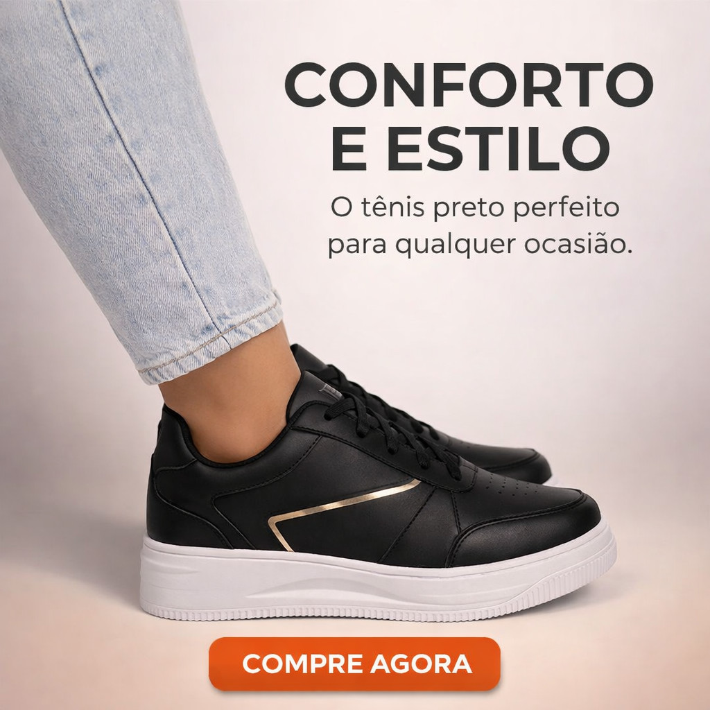 Tênis Casual Feminino Estiloso Elegante Dia a Dia Básico Minimalista - Promoção Envio Imediato em Oferta na Shopee