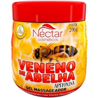 01 Gel Massageador Abelha Néctar Pote 200ml em Oferta na Shopee