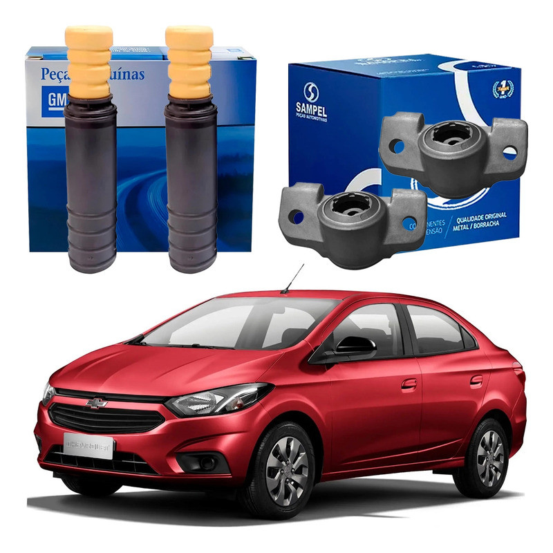 Kit Batente Traseiro Gm Sampel Joy Plus 1.0 2020 A 2021