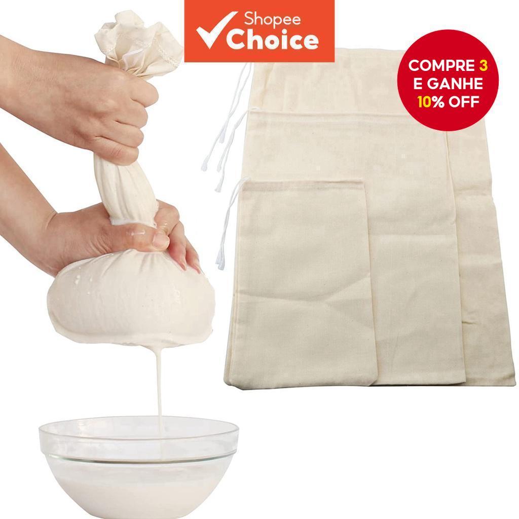 Sacos De Leite De Porca De Queijo Reutilizáveis 1pc Filtros Pano Para Coador De Cerveja Fria Chá Café De Iogurte