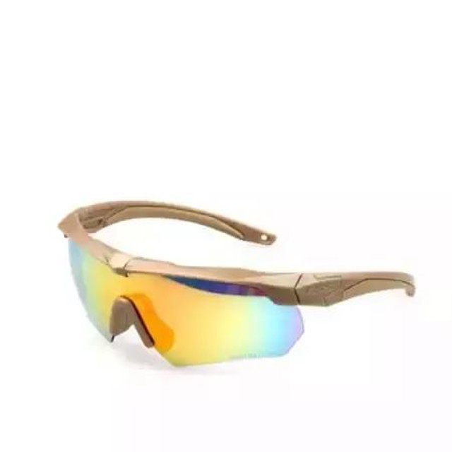 Óculos Crossbow Airsoft Com Suporte De Grau Tan 3 Lentes