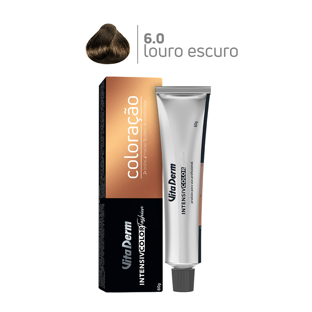 Detalhes do COLORAÇÃO VITA DERM 6.0 LOURO ESCURO - PROFISSIONAL