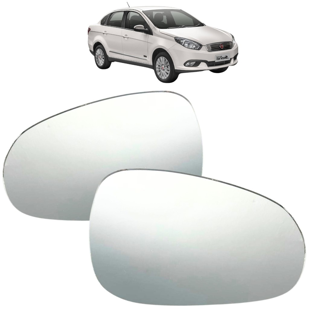 Par Vidro Espelho Retrovisor Grand Siena 2012 2013 14 A 2018