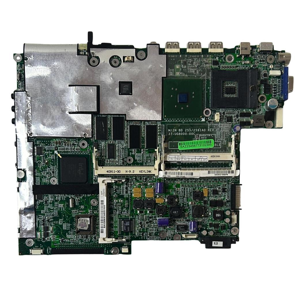 PLACA MÃE NOTEBOOK ITAUTEC W7640 PGA478 DDR2 MODELO: MAIN BD 255/259IA0 REV. C (1745000)