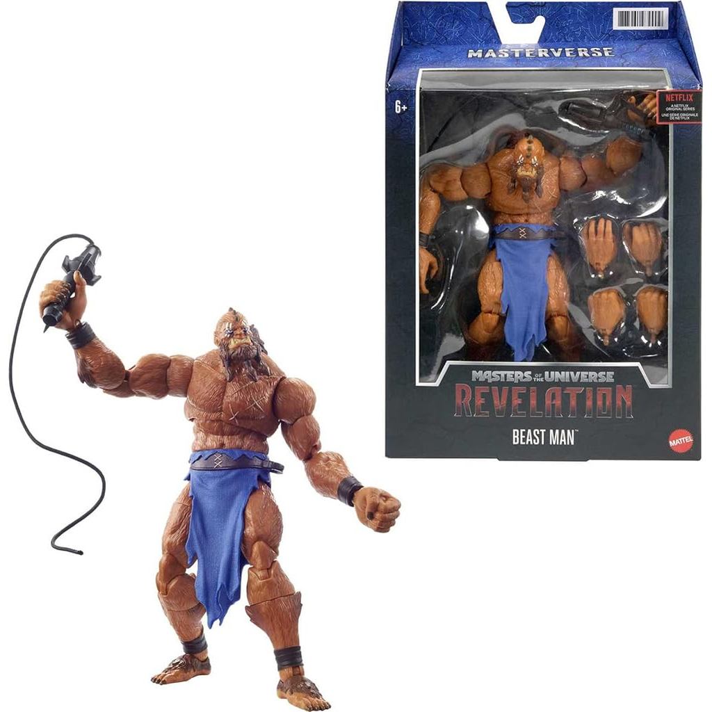 Boneco Masters of the Universe - Revelation - Beast Man MATTEL em Oferta na Shopee