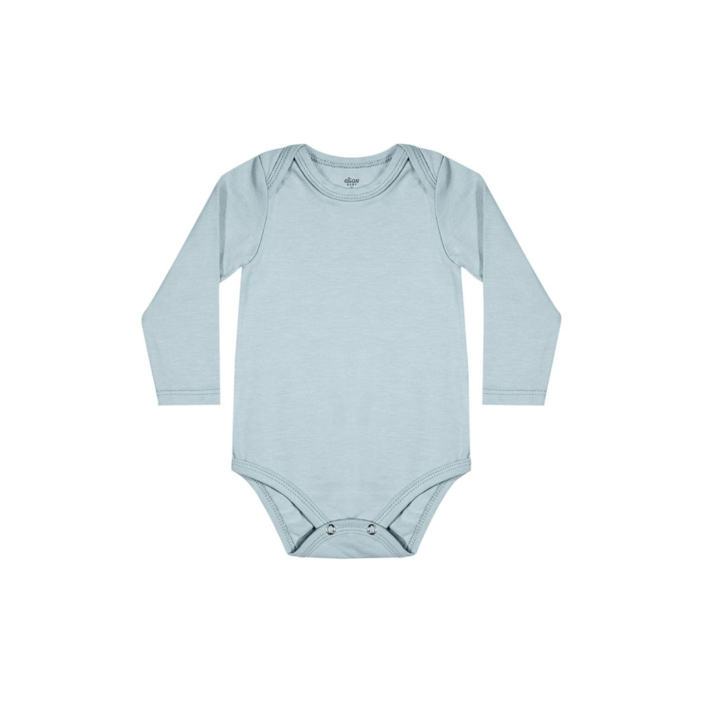 Body Infantil Unissex Básico Elian Azul em Oferta na Shopee