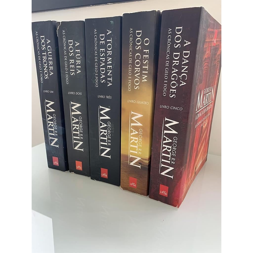 Kit As Crônicas de Fogo e Gelo - 5 Volumes autor George R. R. Martin