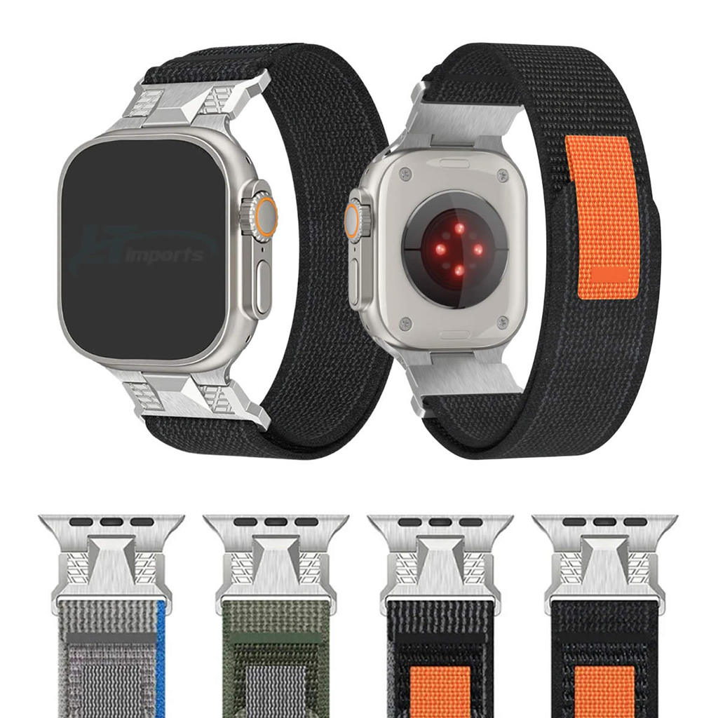 Pulseira Nylon Loop Trilha Glad LTIMPORTS P/ Apple Watch Ultra 49mm, 46mm 11/10,