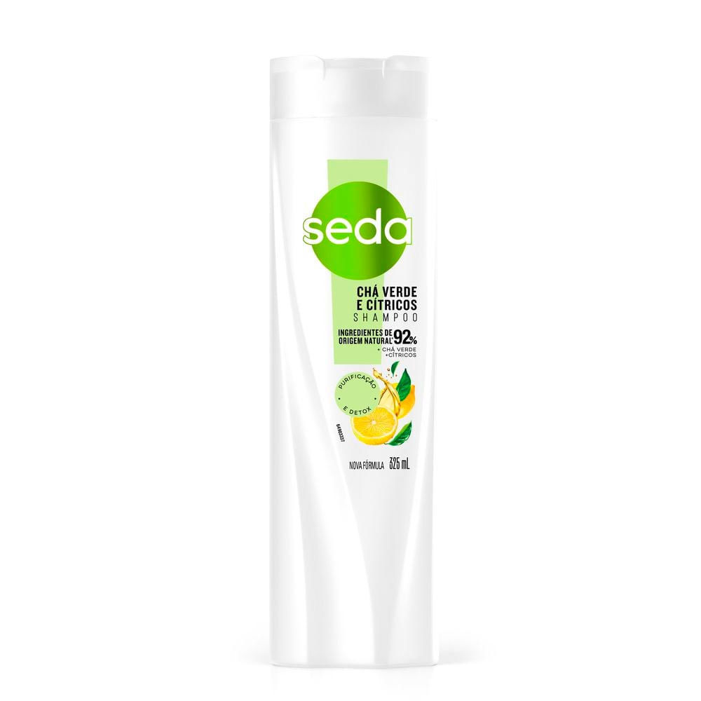 Shampoo Seda Joias da Natureza Chá Verde e Cítricos 325ml em Oferta na Shopee