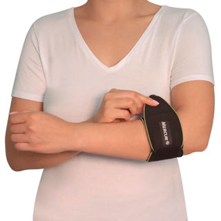 Munhequeira e Cotoveleira Mercur para Tennis Elbow Cor Preta Tamanho P/M 1 Unidade em Oferta na Shopee