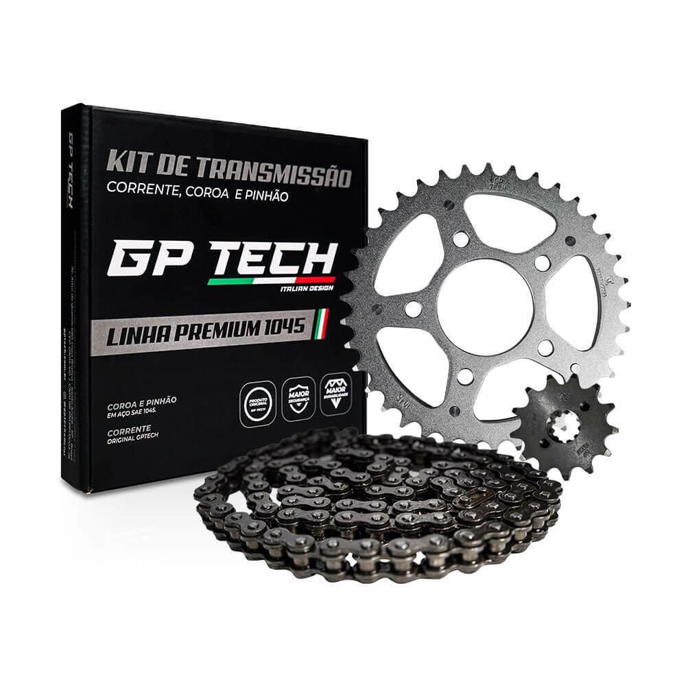 KIT TRANSMISSÃO RELAÇÃO GP TECH CRYPTON 115 S/ RETENTOR