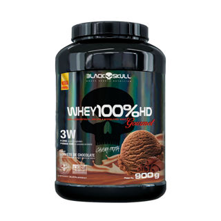 Whey 100% HD Gourmet -  900g - Black Skull em Oferta na Shopee