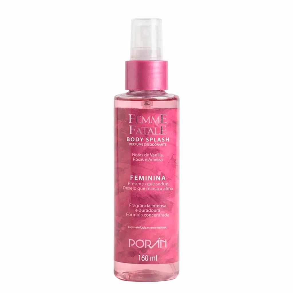 Body splash feminina femme fatale - Porán
