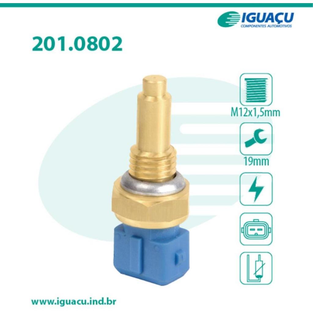 Sensor de temperatura de água Alfa Romeo 155 1995 a 1998