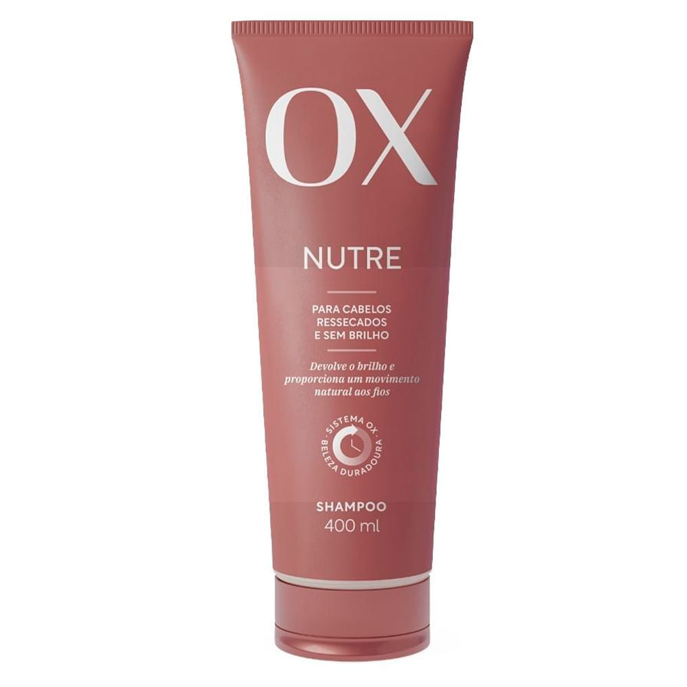 Shampoo OX Nutrição Intensa 400ml em Oferta na Shopee