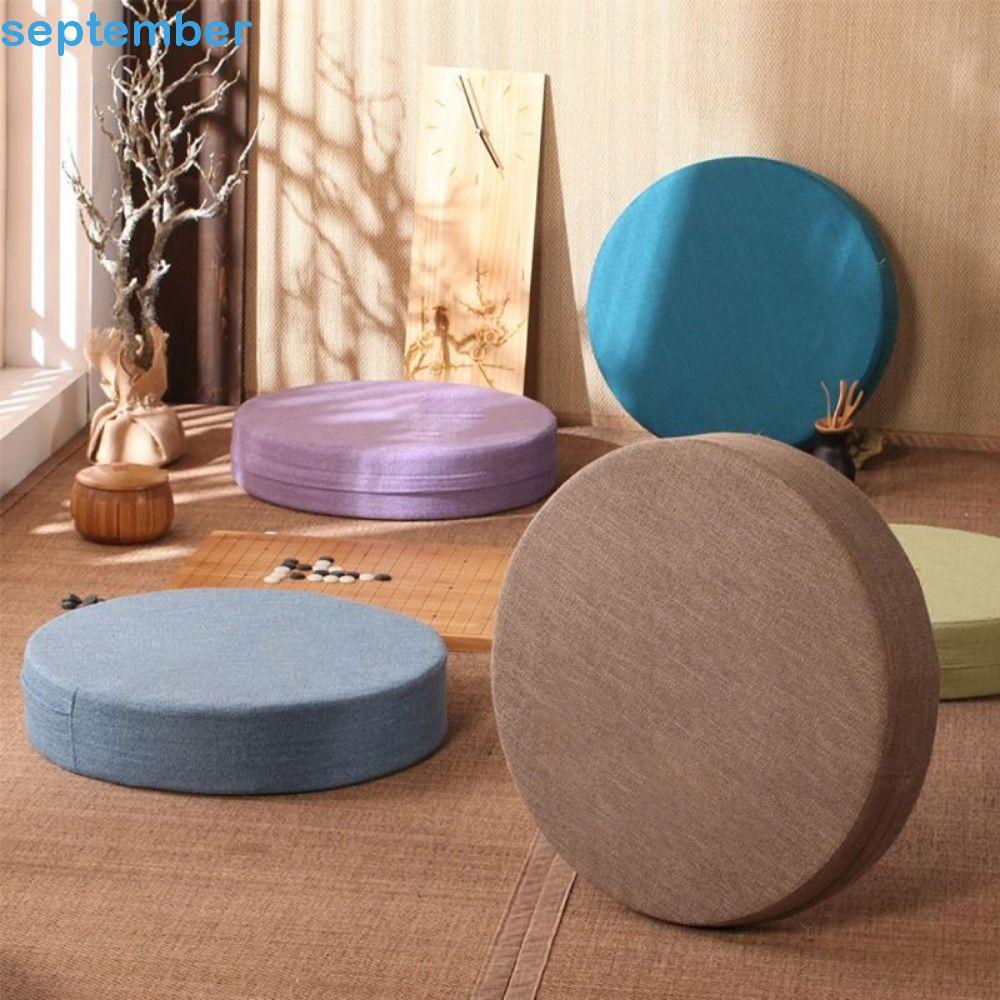 Imagem Almofada De Chão SEPTEMBERB Lavável Estilo Japonês Tatami Meditação Para Sala De Estar Assento De Varanda