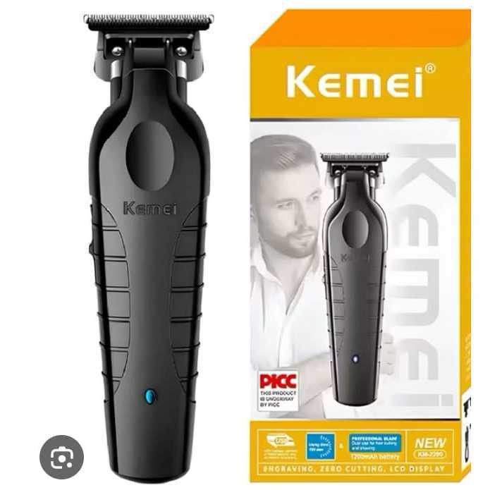 Máquina De acabamento cortar cabelo pezinho barbearia profissional Kemei KM-2299