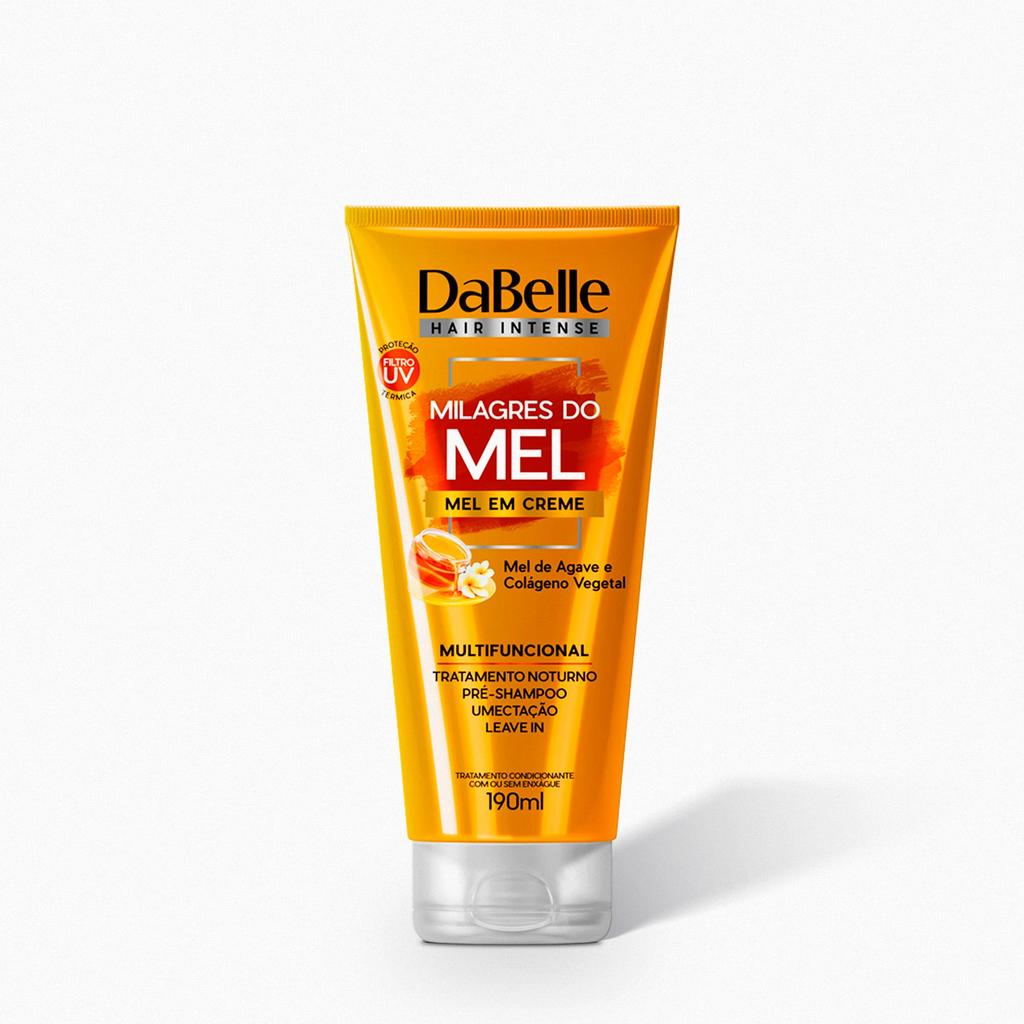 Mel em Creme Milagres do Mel DaBelle Hair 190ml em Oferta na Shopee