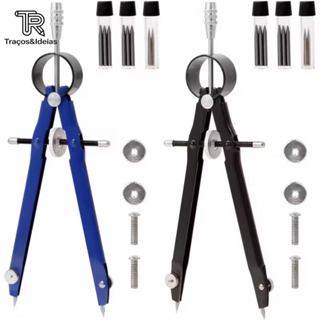 Compasso Profissional RUNSHANG de Mola Divisor de Arco Alta Precisão Ferramenta de Desenho Geométrico Metal em Oferta na Shopee