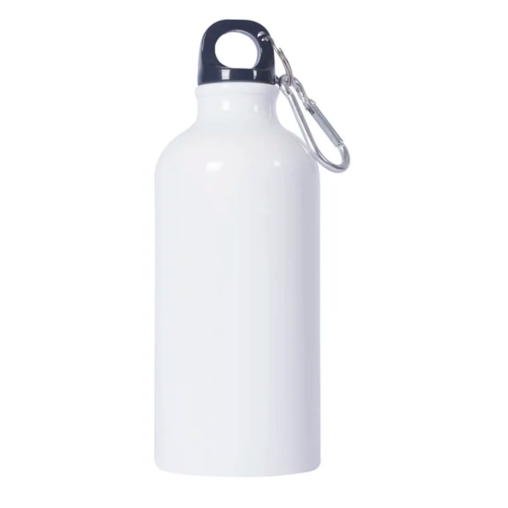 Kit 2 Squeeze Garrafa Sublimação Mosquetão Branco 500ml Top em Oferta na Shopee