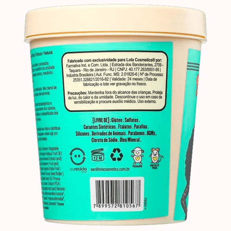 Máscara Hidratante Lola Meu Cacho Minha Vida 450g em Oferta na Shopee