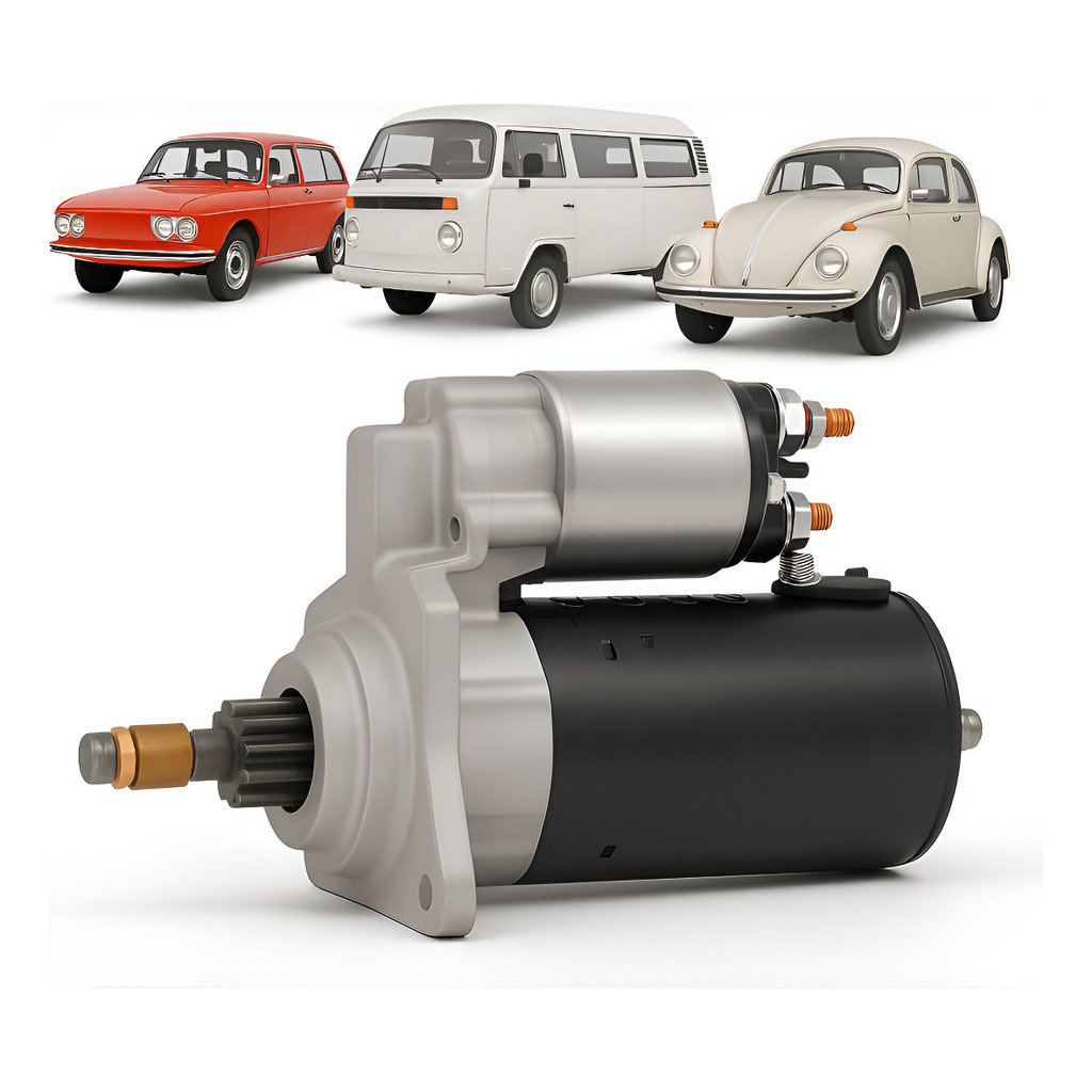 Motor De Arranque Vw Fusca Kombi Brasilia 1600 Planetária