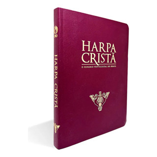 Harpa Cristã | Semi Luxo | Tamanho Grande - Vinho | CPAD em Oferta na Shopee