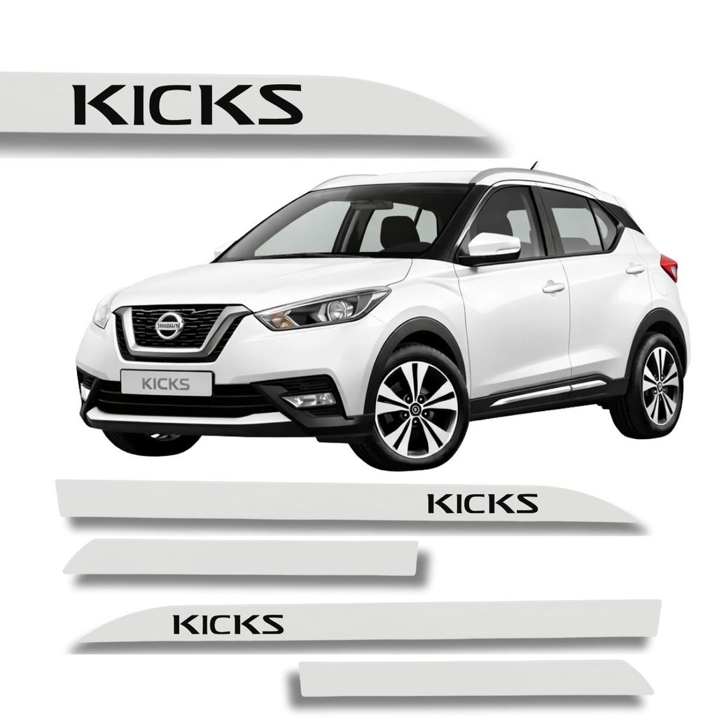 Friso Porta Nissan Kicks Original Branco Diamond 2019 à 2023