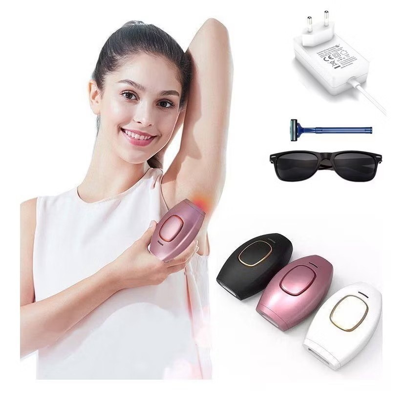 Máquina de depilação a laser IPL remoção permanente de pelos sem dor rosto feminino corpo su em Oferta na Shopee