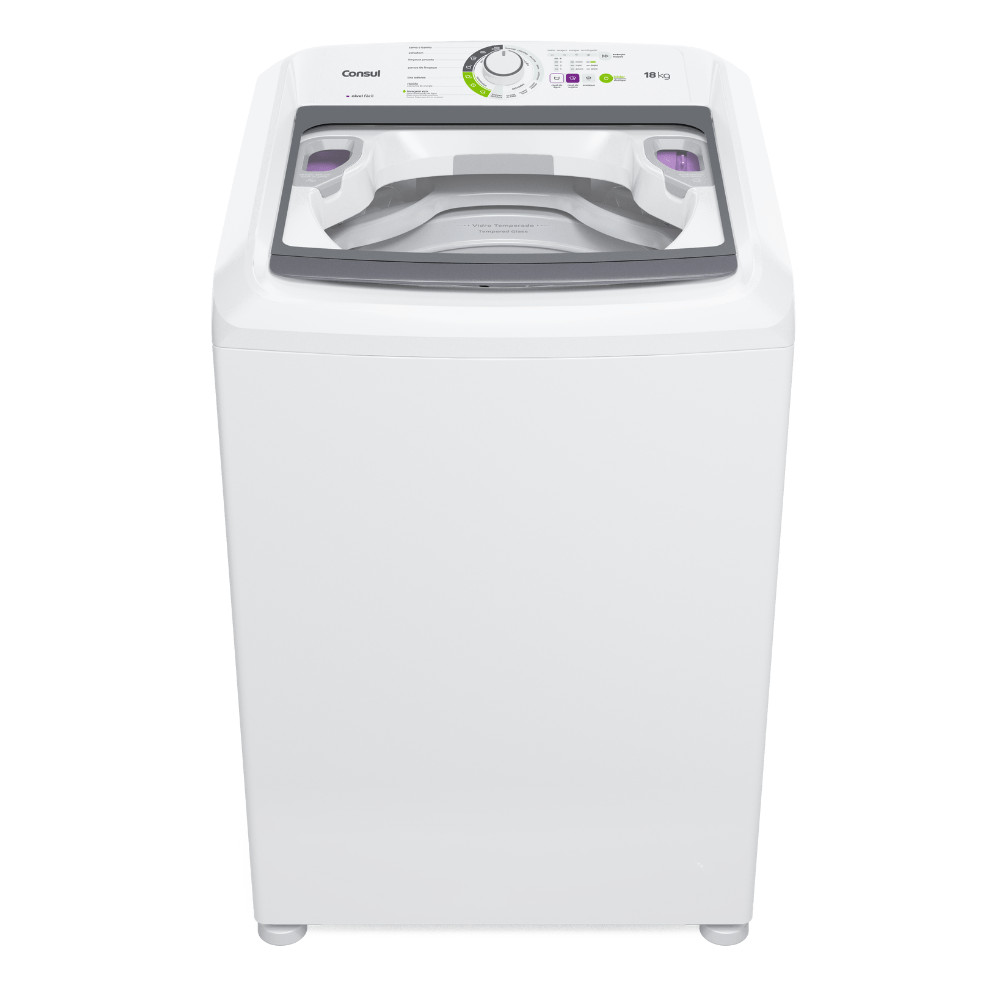 Máquina de Lavar Consul 18Kg Branca com Lavagem Econômica e Ciclo Edredom - CWK18AB em Oferta na Shopee