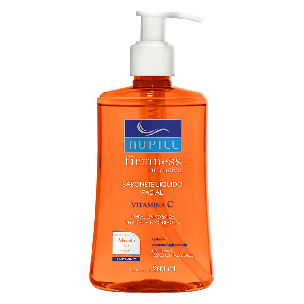 Sabonete Líquido Facial Vitamina C Nupill Firmness Intensive 200ml em Oferta na Shopee