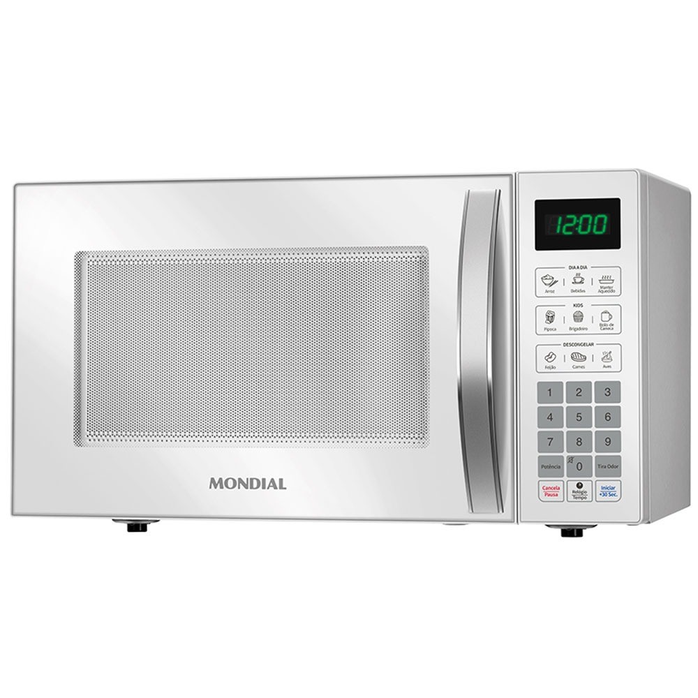 Micro-ondas 34 litros 1400W 10 níveis de potência - MO-02-34-W Mondial em Oferta na Shopee