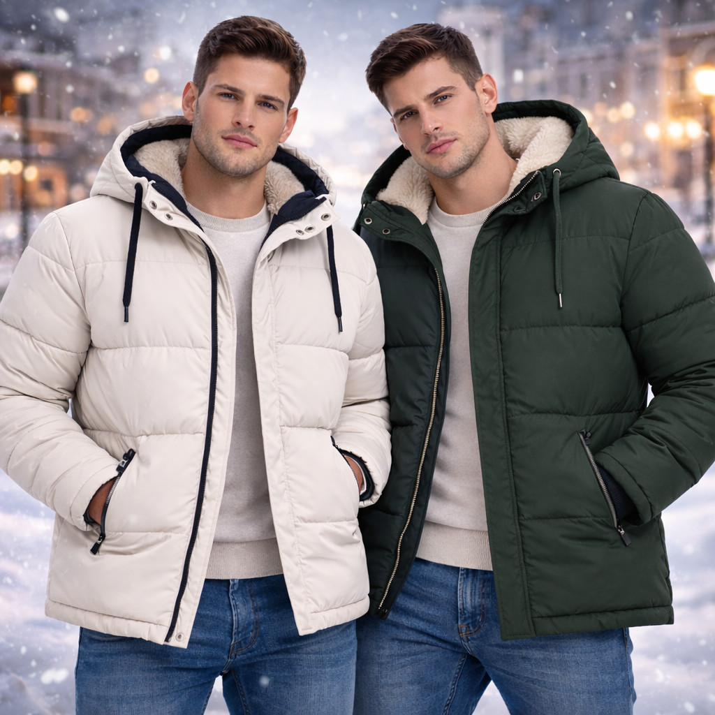 Jaqueta Bobojaco Forrada Peluciada Inverno Neve Impermeável Com Punho E Capuz Casaco Térmico Motoqueiro Masculina
