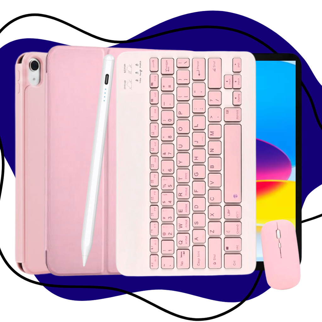 Kit Capa Smart Sortida Teclado Mouse E Caneta Para iPad 11