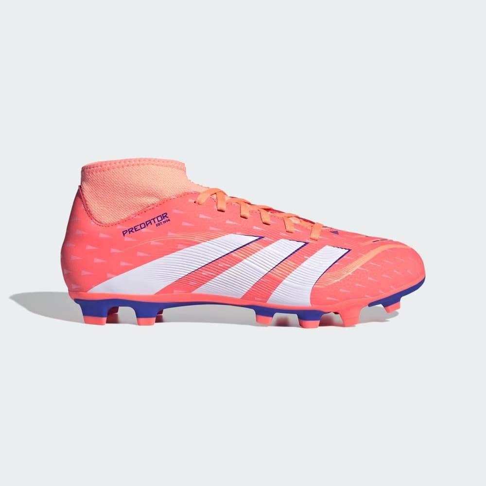 Chuteira Adidas Campo Predator Club Sock Laranja/Azul