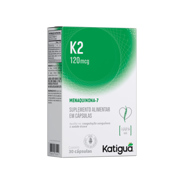K2 120MCG 30 Cápsulas Katigua Gelcaps