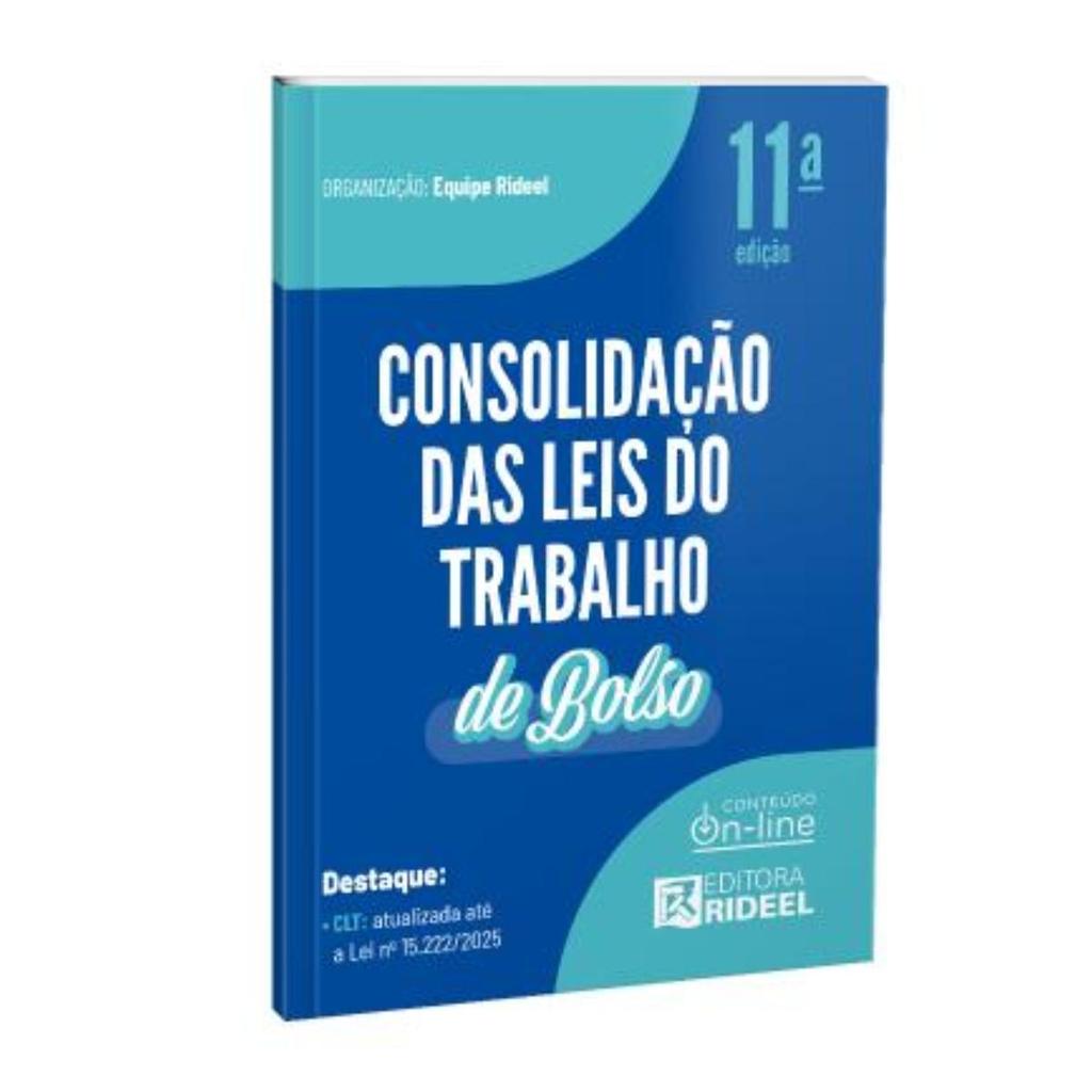 Consolidação das Leis do Trabalho - CLT de bolso - 2026 Rideel em Oferta na Shopee
