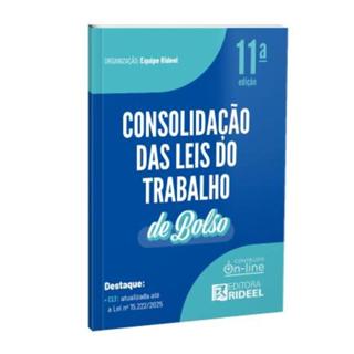Consolidação das Leis do Trabalho - CLT de bolso - 2026 Rideel em Oferta na Shopee