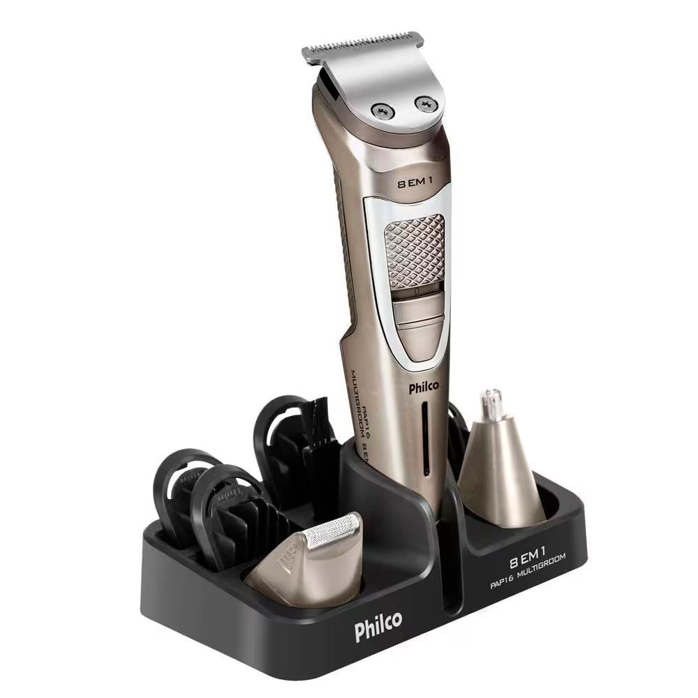 Aparador de Pelos PAP16 Multigroom 8 em 1 Philco