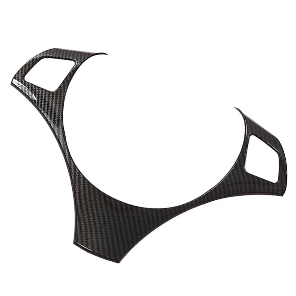 TKEY Fibra De Carbono Painel Volante Do Carro Decoração Capa Guarnição Acessórios Moldagem Adesivo Para BMW Série 1 3 20