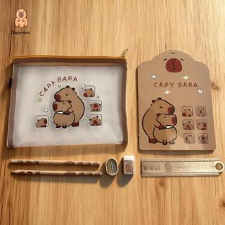 Presente Perfeito Volta às Aulas!  Kit Capivara com Caderno, Lápis, Estojo e Mais em Oferta na Shopee