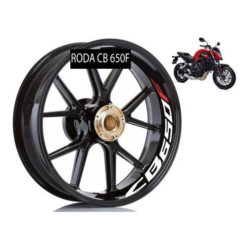 Adesivo Refletivo Roda Moto Cb650f Cb 650f Cb 650 F - Todos