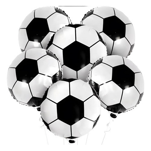 5/10/15 Balão 43cm Metalizado Bola De Futebol Grande