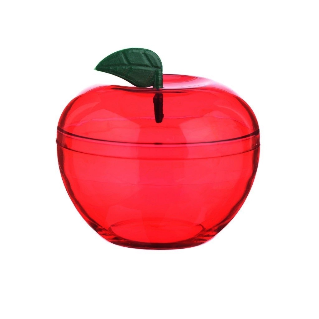 Mini Maça Acrílica Decorativa Kit Pra Festa Lembrancinha Branca de Neve Festa Junina Baleiro Tubete