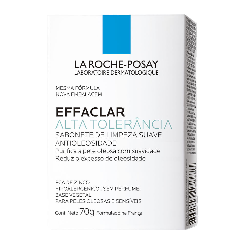 Sabonete Facial em Barra Effaclar Alta Tolerância La Roche-Posay 70g em Oferta na Shopee