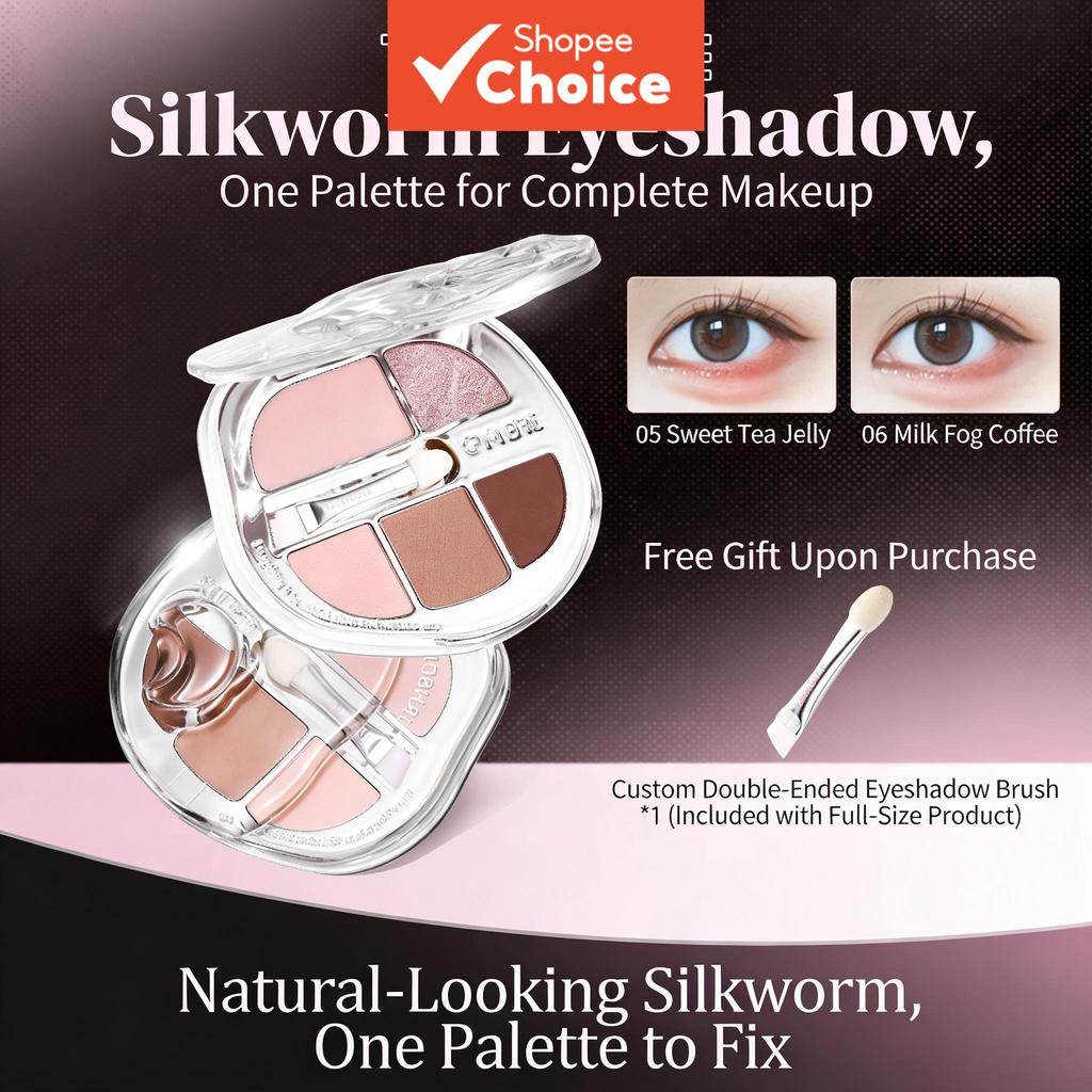 TURNSOLE Paleta de Maquiagem All-in-One em Bastão | Corretivo + Sombra para os Olhos + Blush | Longa duração com pincel