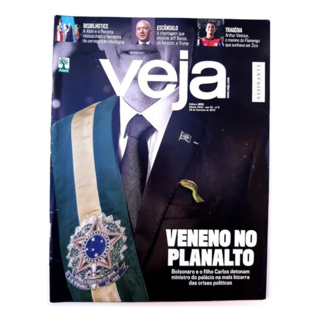 Revista Veja 2622 - Fevereiro  2019 - Veneno No Planalto