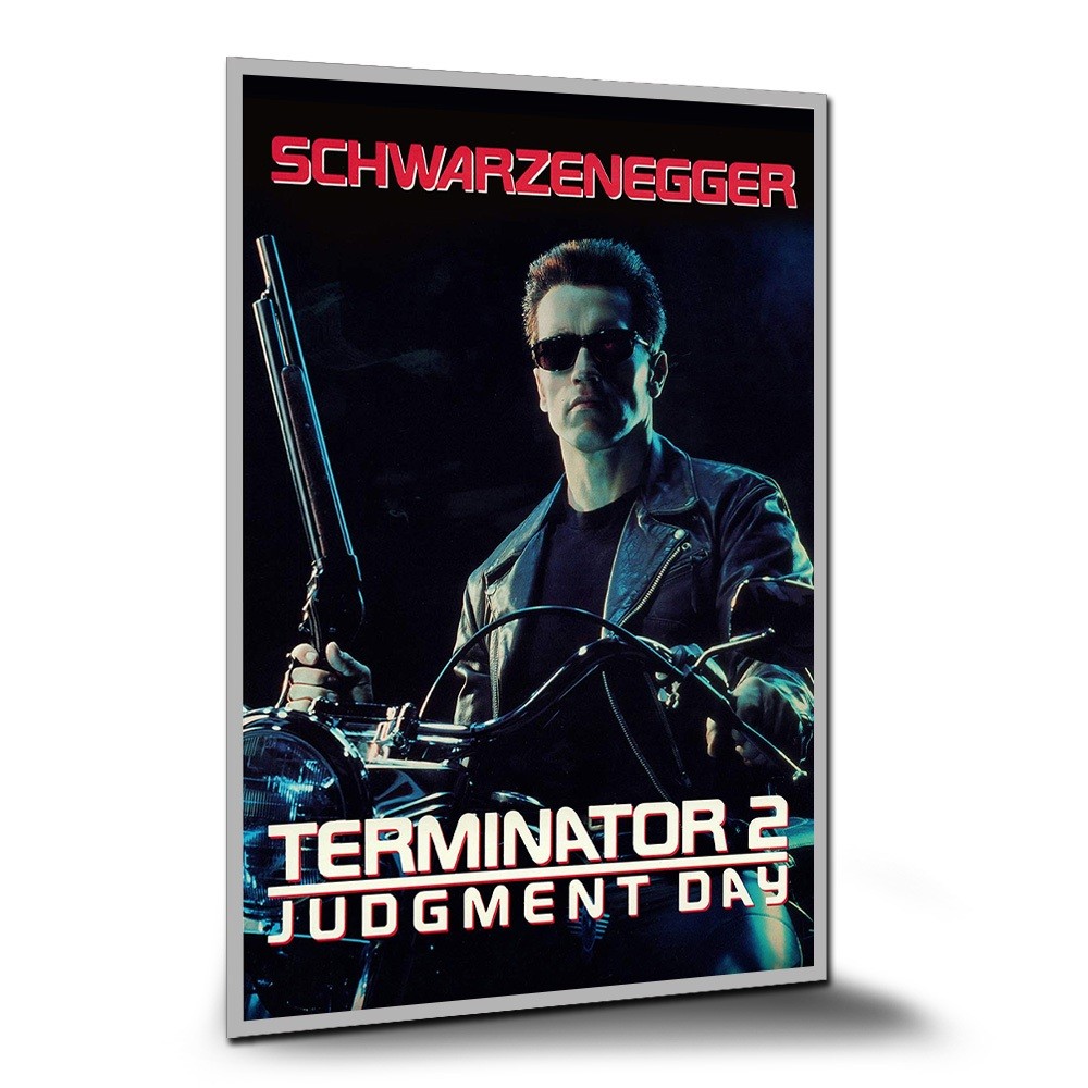 Placa Decorativa Pôster Filme Cinema Exterminador do Futuro Design Vários Tamanhos