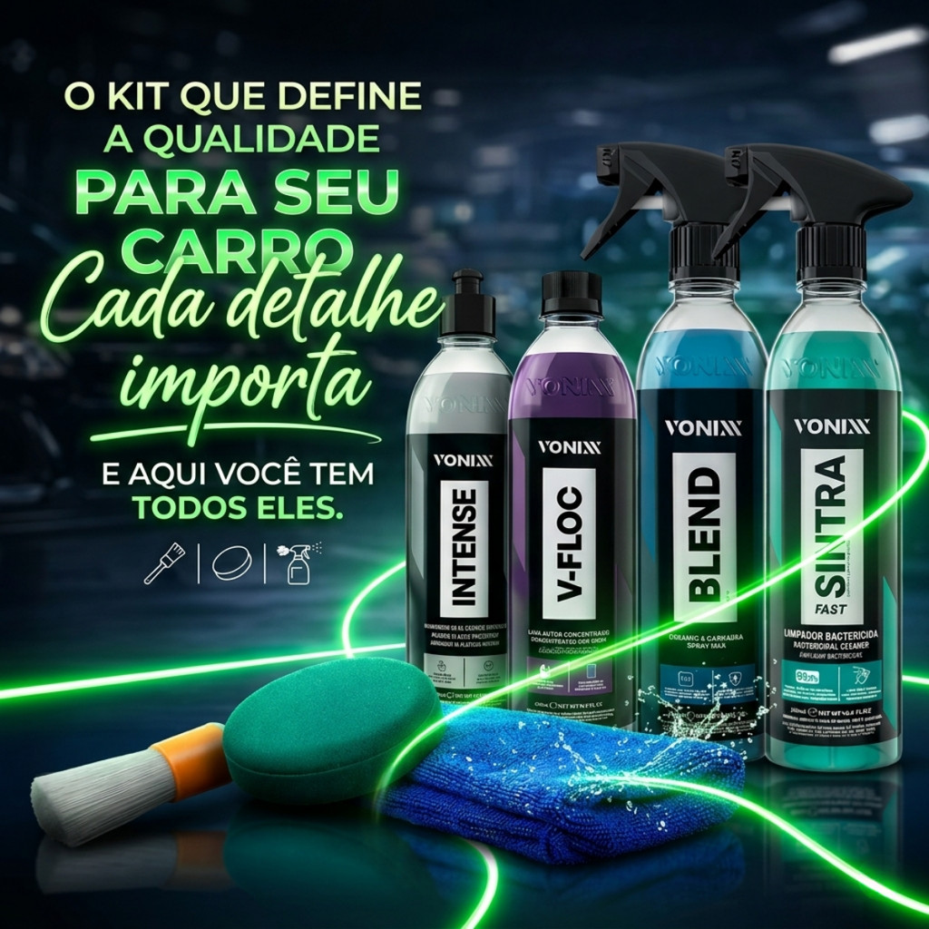 Kit Shampoo V-floc Cera Blend Sintra Fast Intense Vonixx