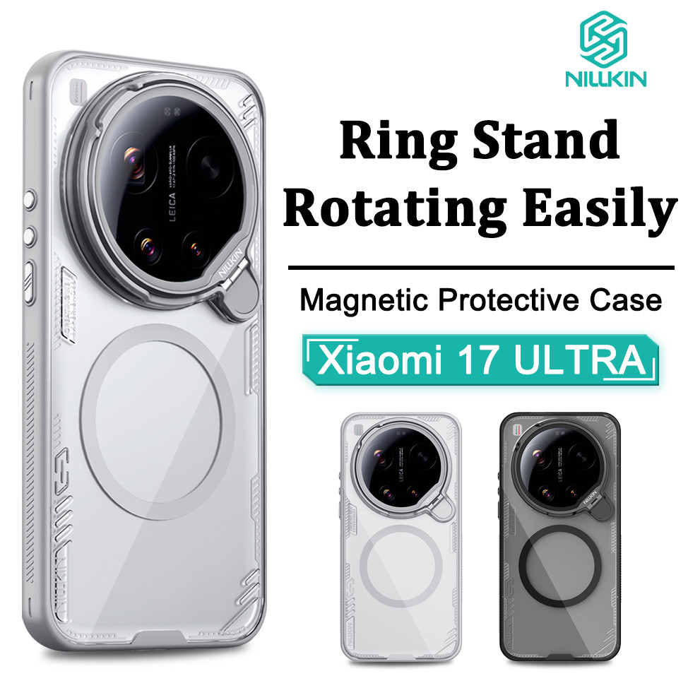 Nillkin Phone Case Para Xiaomi 17 Ultra Ecologicamente Correto , Transparente , À Prova De Choque , Capa Protetora Com S